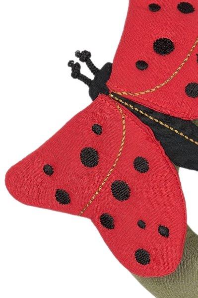 Fabelab Rattle - Ladybug Mars Red, 14 cm