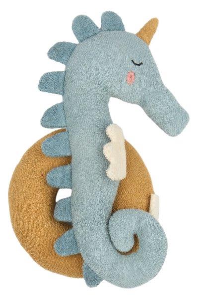 Fabelab Rattle - Seahorse, Slate, 21 cm