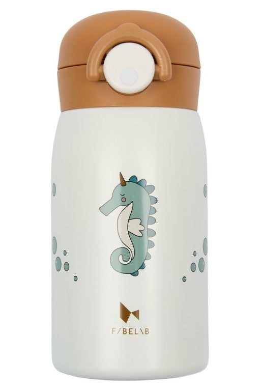 Fabelab Water Bottle - Seahorse, 320 ml