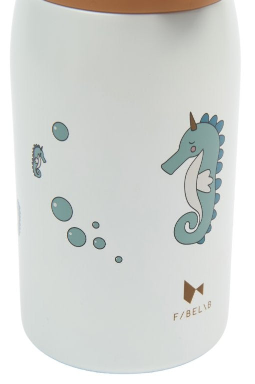 Fabelab Water Bottle - Seahorse, 320 ml