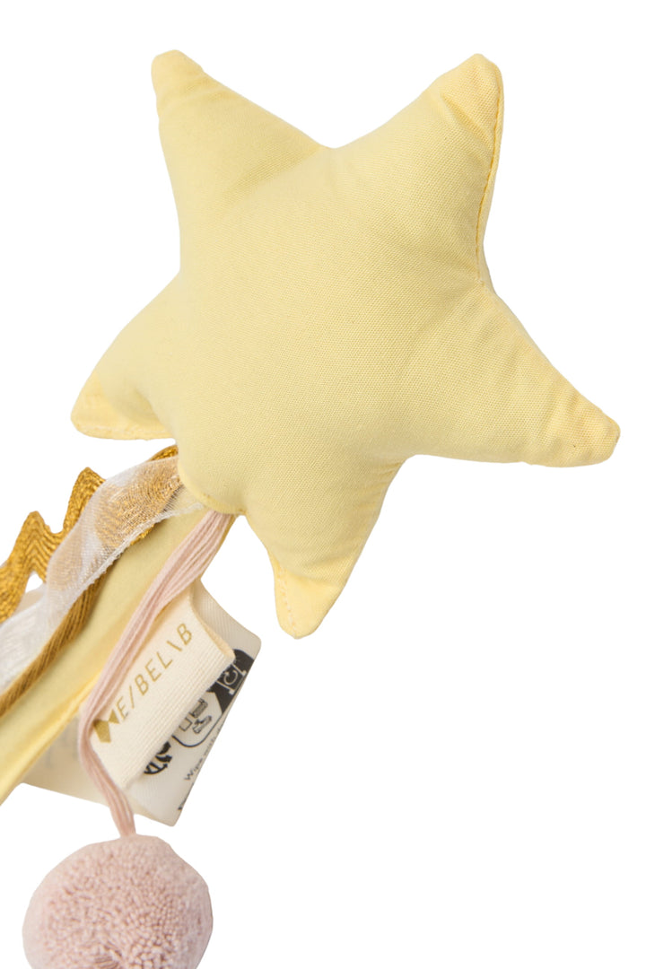 Fabelab Fabric Dress-up - Magic Wand, Yellow & Pink