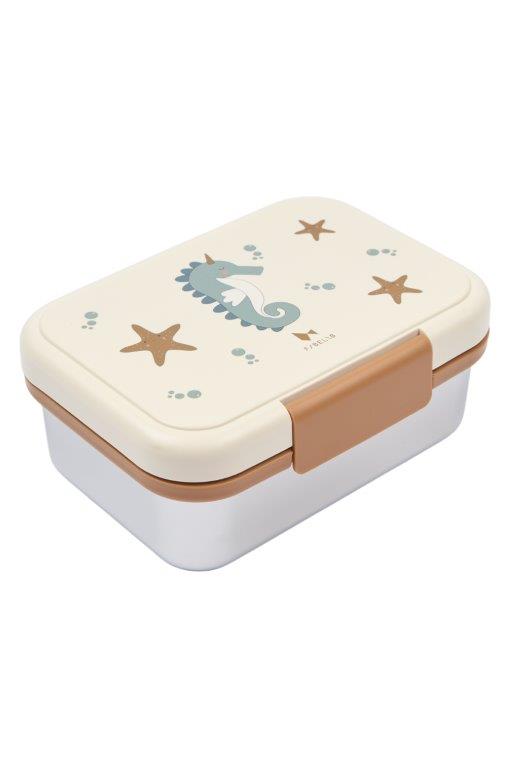 Fabelab Stainless Steel and PP Plastic Lunch Box - Under the Sea