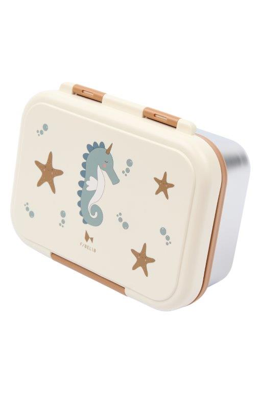 Fabelab Stainless Steel and PP Plastic Lunch Box - Under the Sea