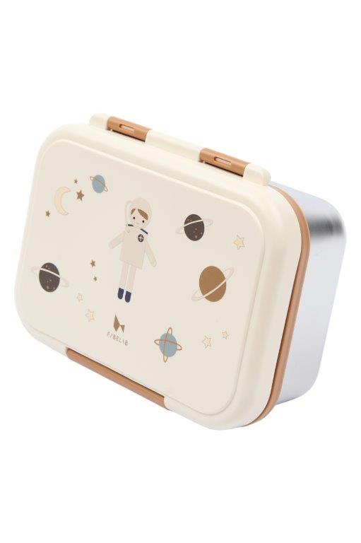 Fabelab Stainless Steel and PP Plastic Lunch Box - Astronaut