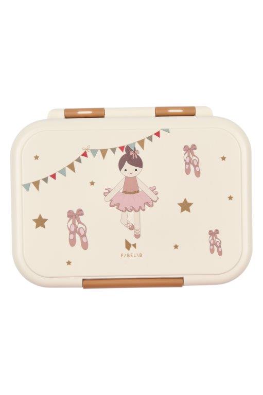 Fabelab Stainless Steel and PP Plastic Lunch Box - Ballerina