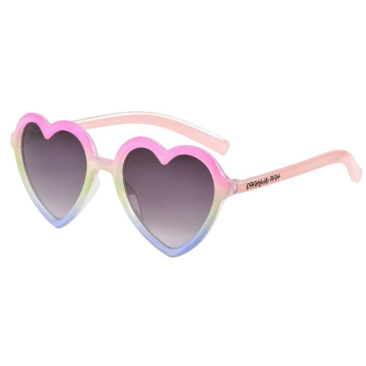 Frankie Ray Sunglasses -  Heart, Rainbow