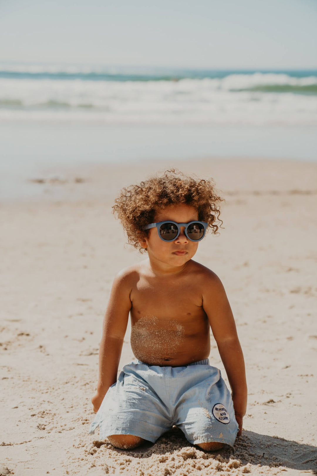 Frankie Ray Kids Sunglasses -  Eco, Ocean Blue