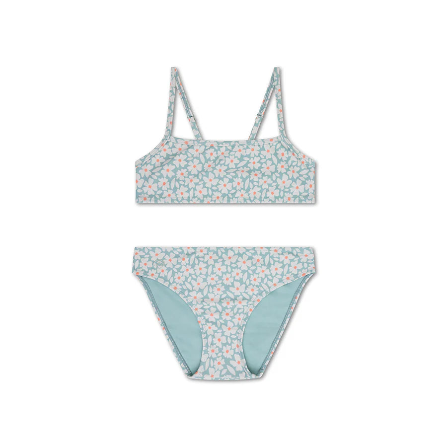 Swim Essentials Girls UV Bikini, Florish Green