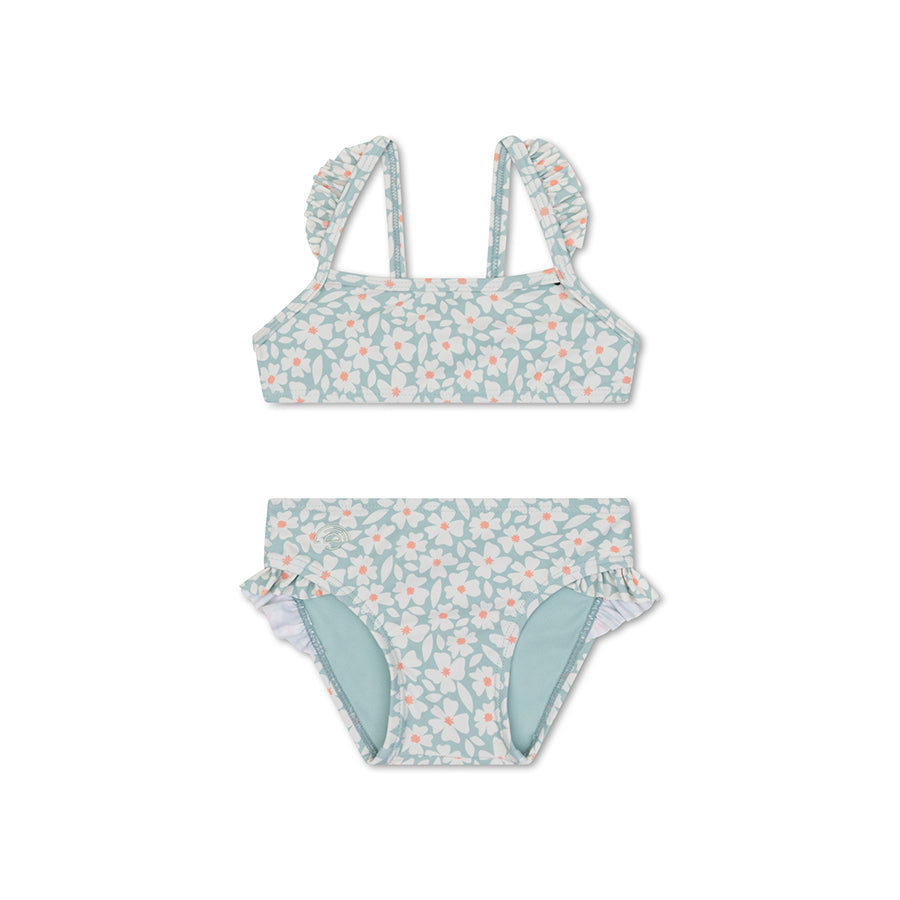 Swim Essentials Girls UV Bikini, Florish Green