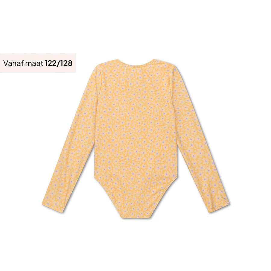Swim Essentials UV Long Sleeved Swimsuit Rashguard, Florish Yellow