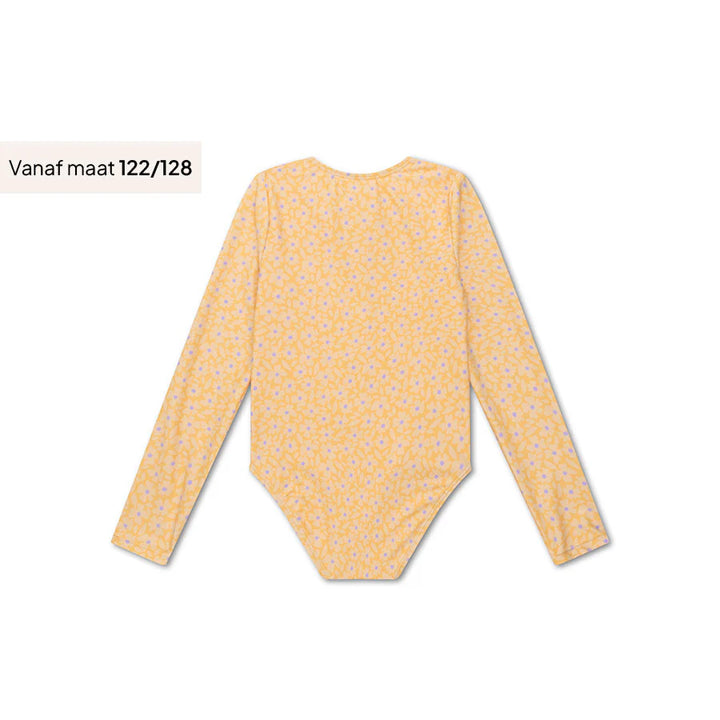 Swim Essentials UV Long Sleeved Swimsuit Rashguard, Florish Yellow