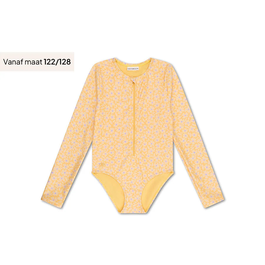 Swim Essentials UV Long Sleeved Swimsuit Rashguard, Florish Yellow