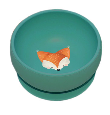Sassi Silicone Meal Bowl Set - Crunchy The Fox