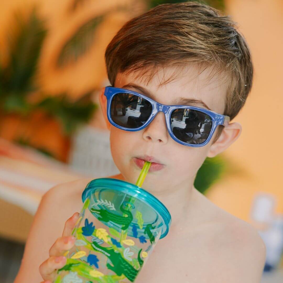 Frankie Ray Sunglasses -  Gadget, Blue With Star