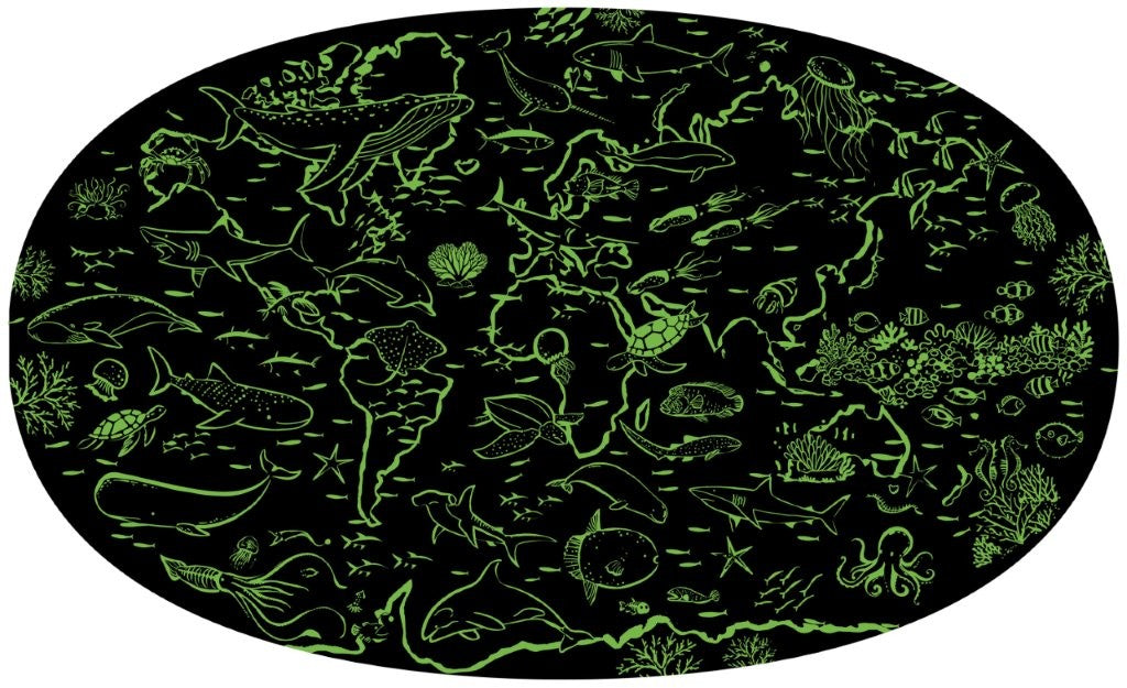 Sassi Glow-in-the-Dark Night and Day Puzzle, Sea