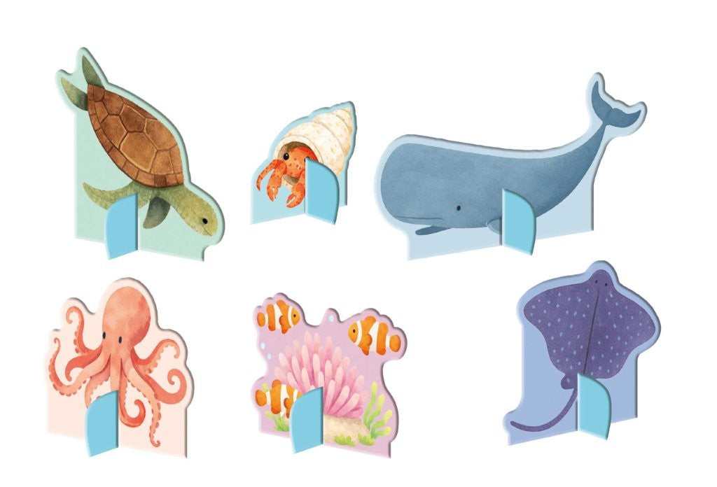 Sassi Glow-in-the-Dark Night and Day Puzzle, Sea