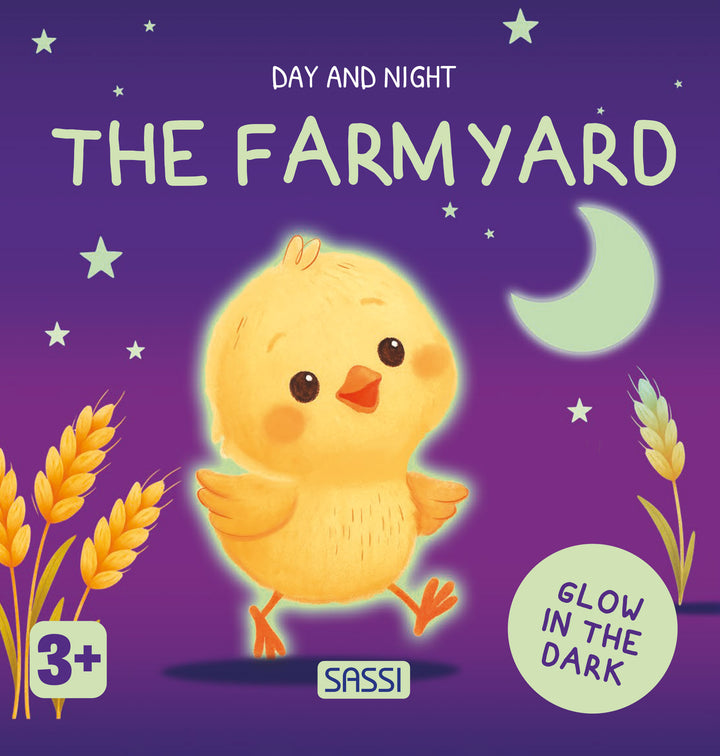 Sassi Board Book - Glow In The Dark - The Farmyard