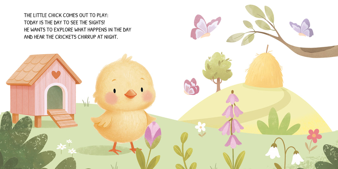 Sassi Board Book - Glow In The Dark - The Farmyard