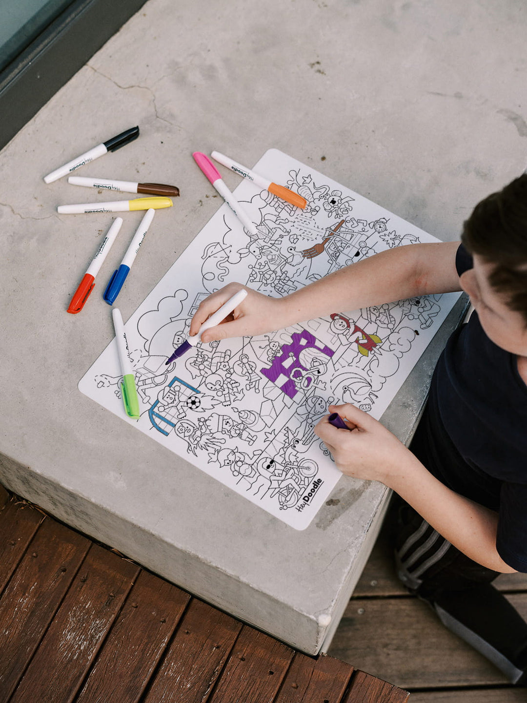 HeyDoodle - Speech Therapy Colouring & Doodle Mat - K' Sounds