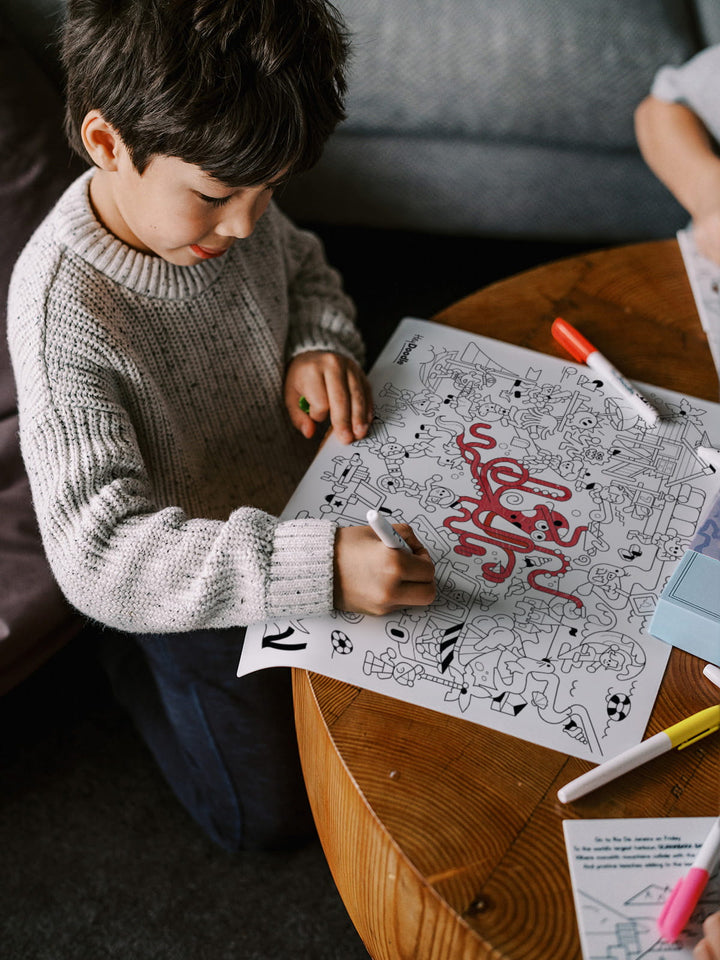 HeyDoodle - Speech Therapy Colouring & Doodle Mat - S' Sounds