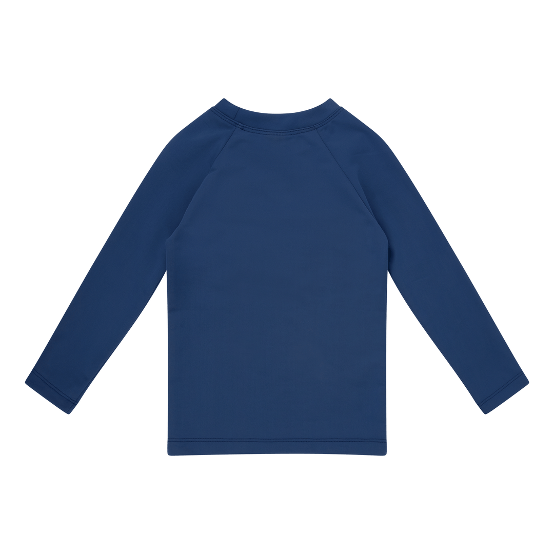 Swim Essentials  UV Short Sleeved Rashguard, Pure Tones Dark Blue