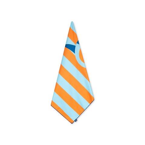 Swim Essentials Luxe Recycled Microfiber Beach Towel, Tropic Shark, 135 x 65 cm