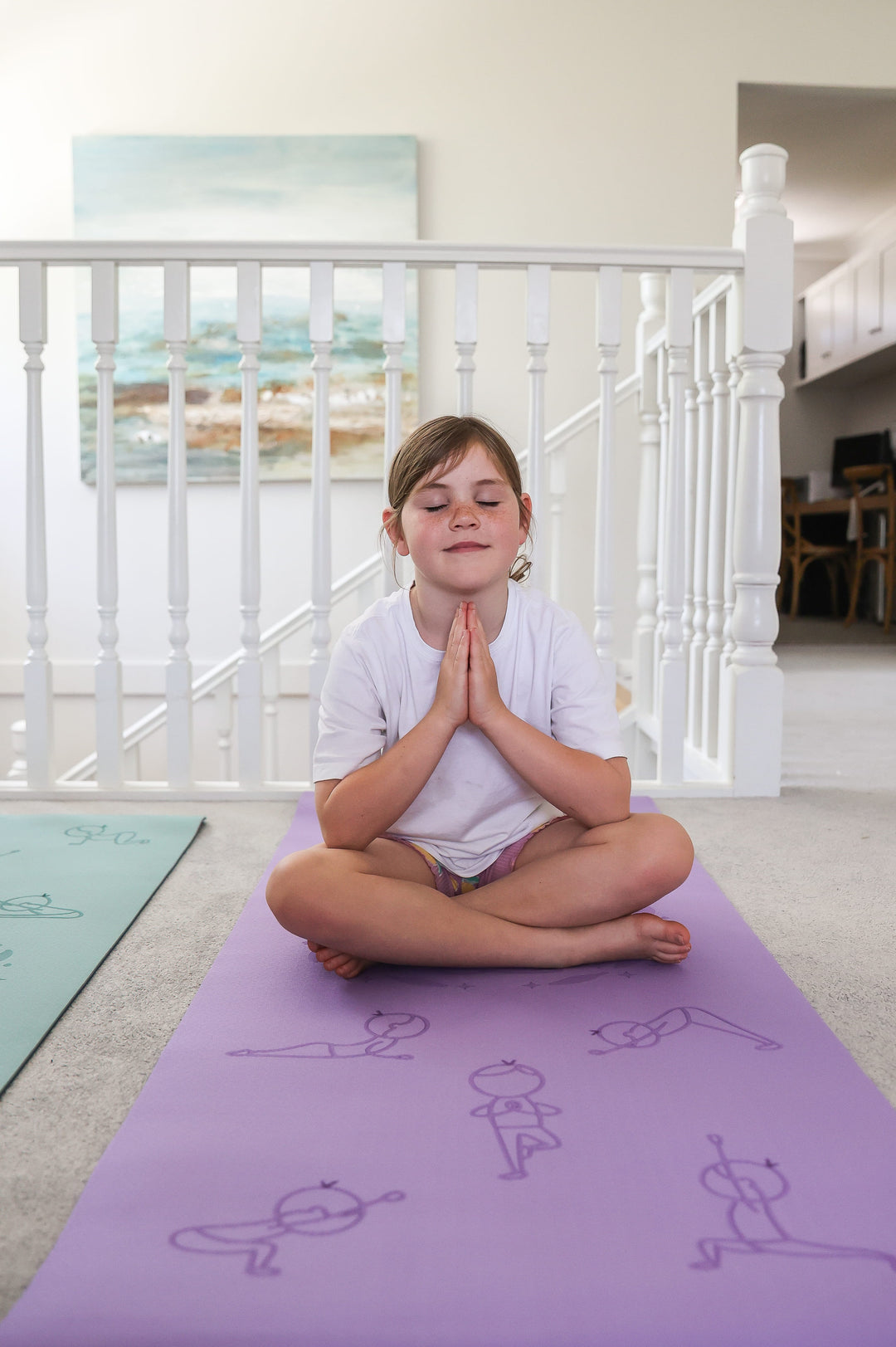 Imagine That Sun Salutation Eco Yoga Mat, Purple