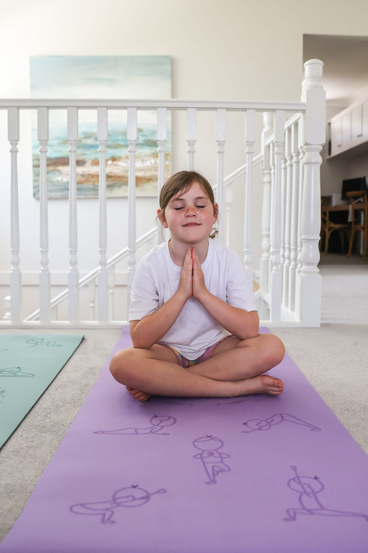 Imagine That Sun Salutation Eco Yoga Mat, Purple