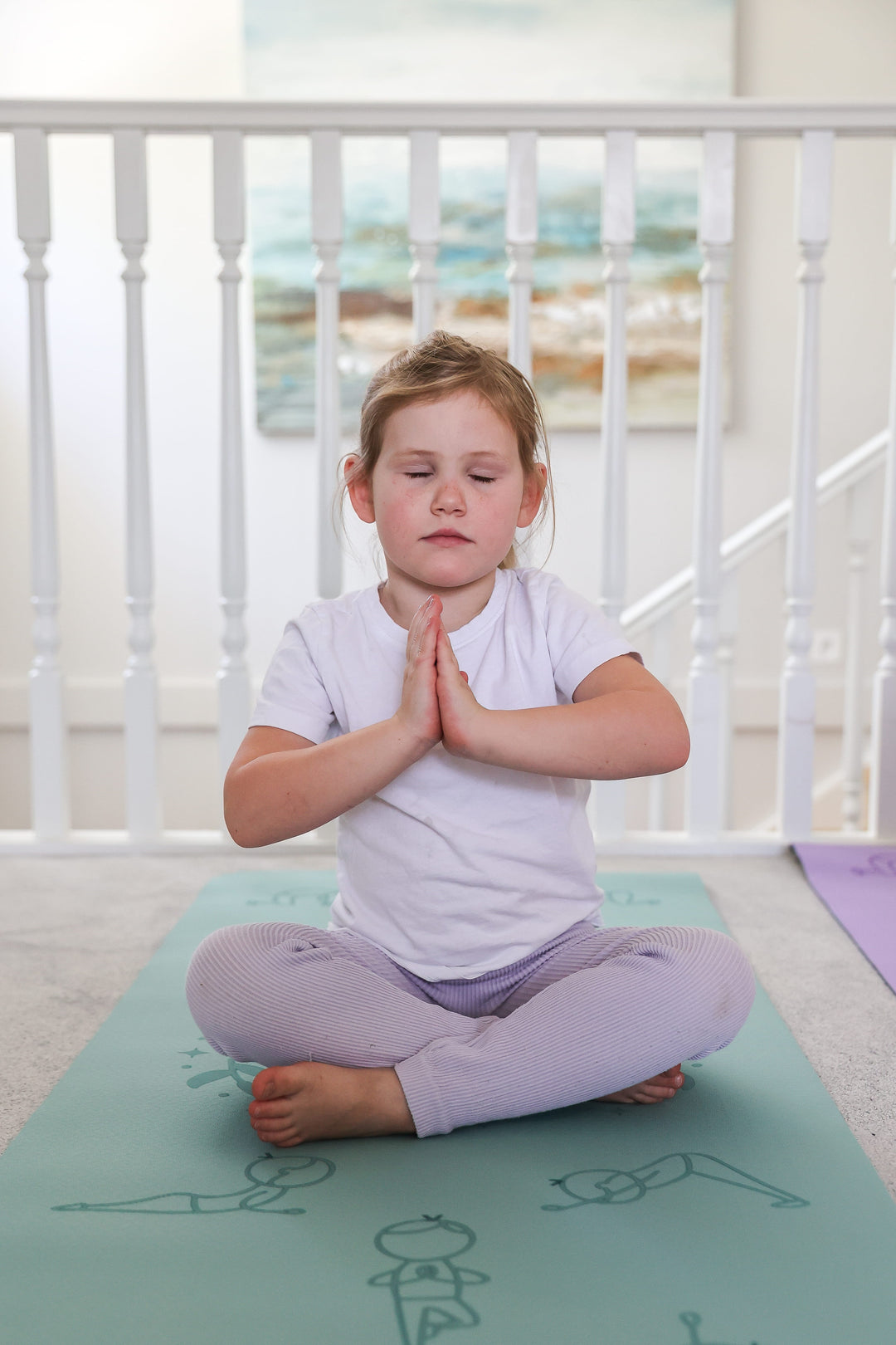 Imagine That Sun Salutation Eco Yoga Mat, Teal