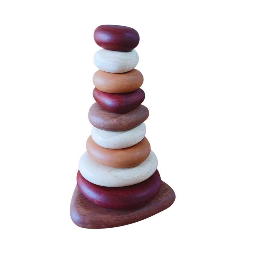 in-wood Stacking Stones, 10 pcs