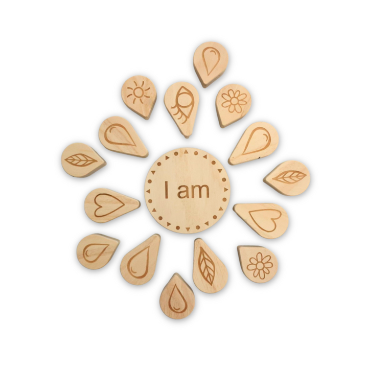 in-wood I am Mandala Puzzle, 16 pcs
