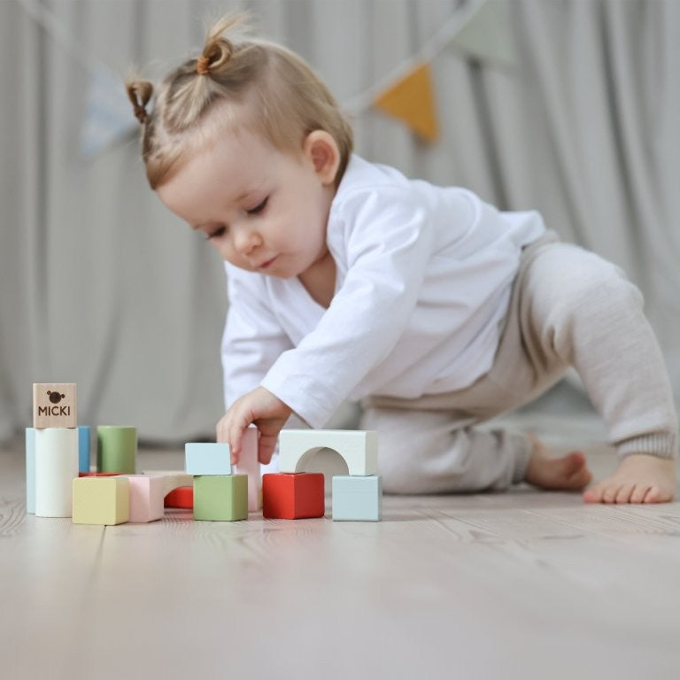 Micki - Wooden Building Blocks, 60 pcs