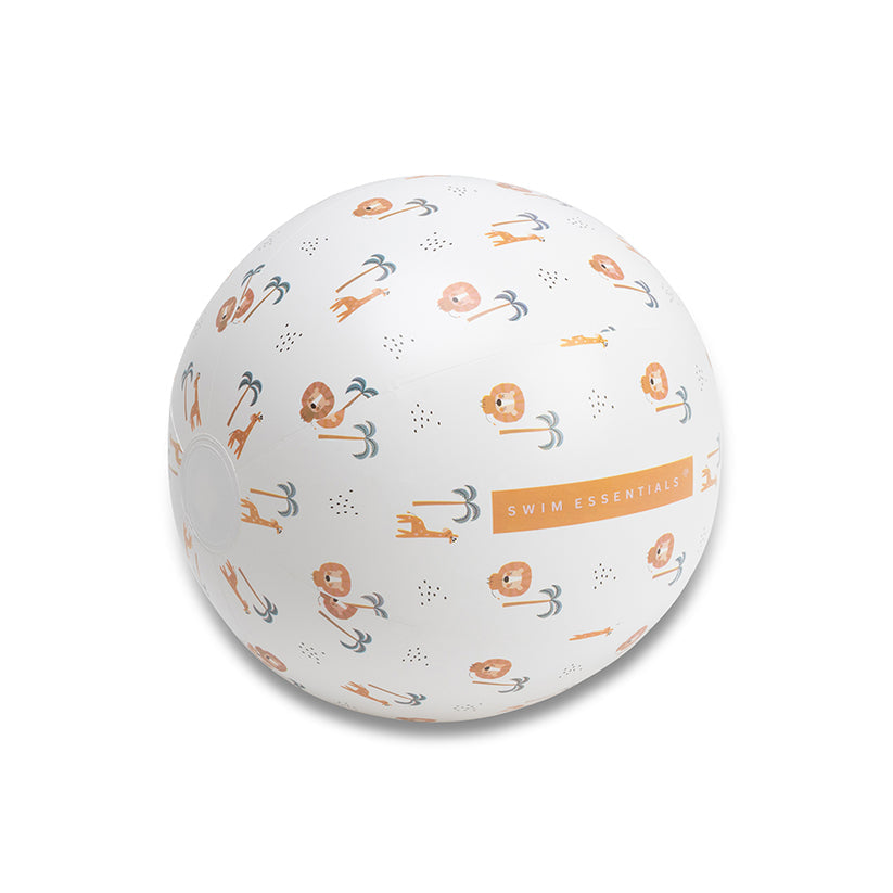Swim Essentials Inflatable Beach Ball - Jungle Beachball, 51 cm