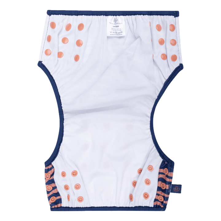 Swim Essentials Swim Nappy OSFA, Blue Zebra Striped
