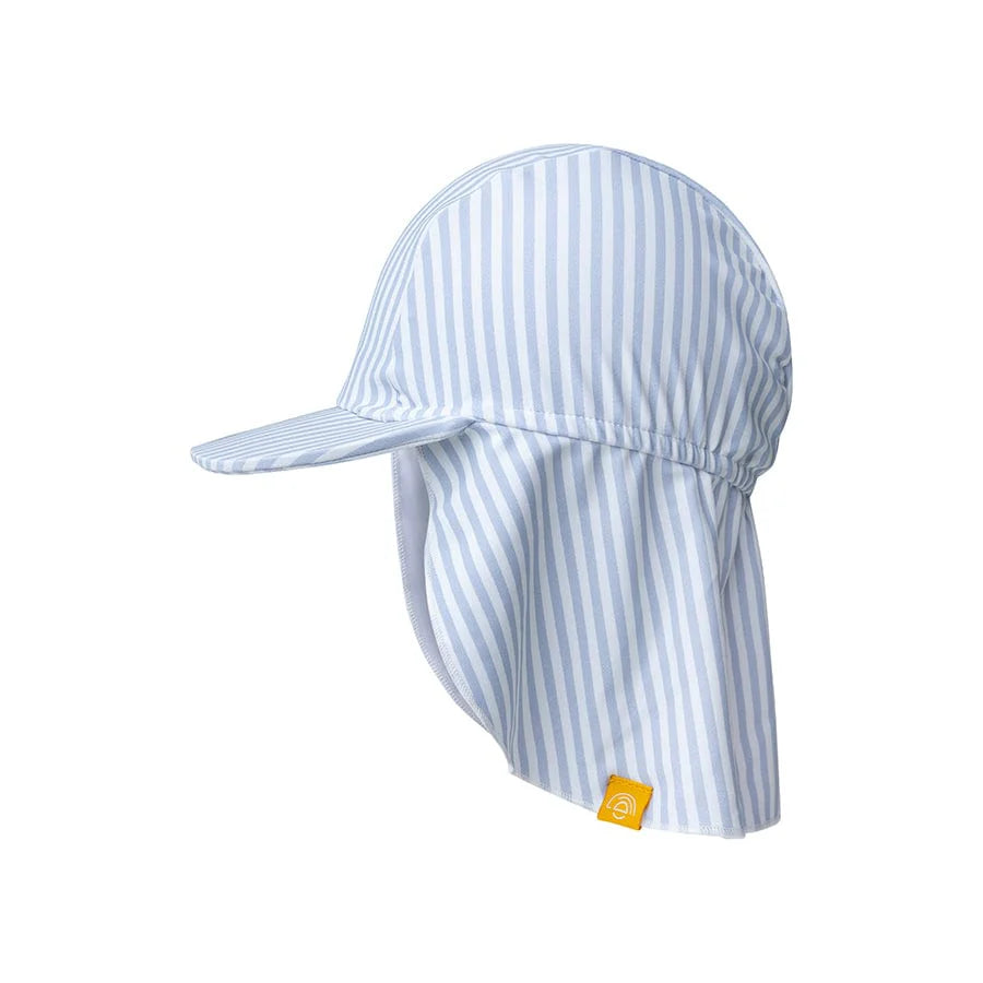Swim Essentials UV Swim Hat, Light Blue Striped