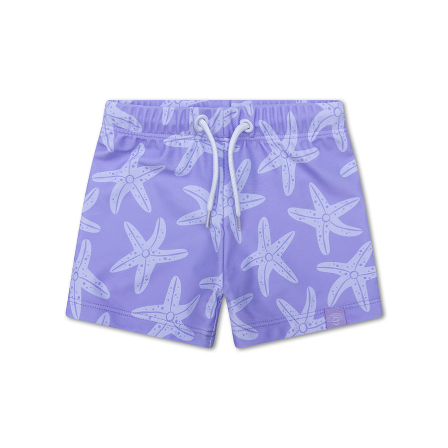 Swim Essentials Boys Swim Pant, Lilac Sea Star