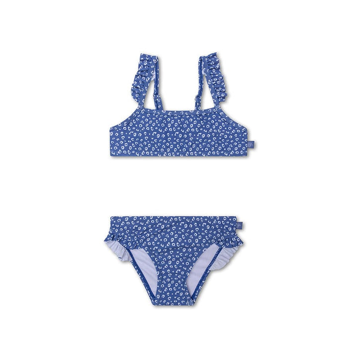 Swim Essentials Girls Bikini, Blue Leopard