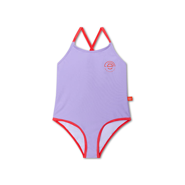 Swim Essentials Girls Bathing Suit, Purple