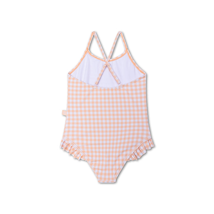 Swim Essentials Girls Bathing Suit, Apricot Orange
