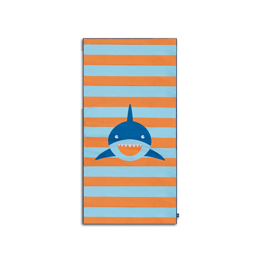 Swim Essentials Luxe Recycled Microfiber Beach Towel, Tropic Shark, 135 x 65 cm