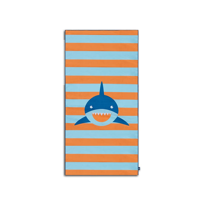 Swim Essentials Luxe Recycled Microfiber Beach Towel, Tropic Shark, 135 x 65 cm