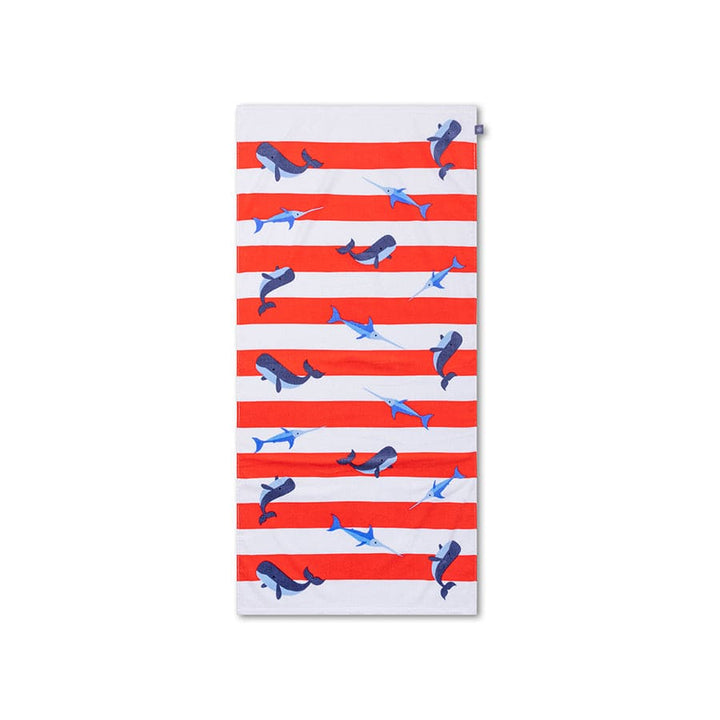 Swim Essentials Luxe Beach Towel - Ocean Stripes, 135 x 65 cm