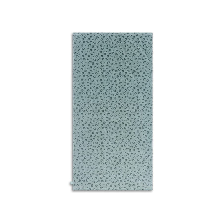 Swim Essentials Luxe Recycled Microfiber Beach Towel, Green Leopard, 180 x 90 cm