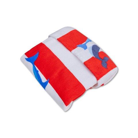 Swim Essentials Luxe Beach Poncho - Ocean Stripes, 65 x 65 cm