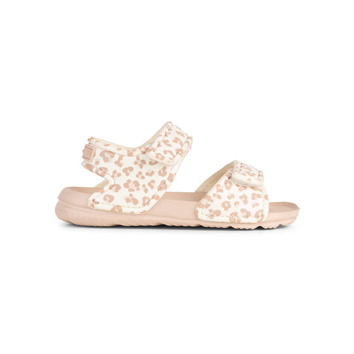 Swim Essentials Sandals, Beige Leopard