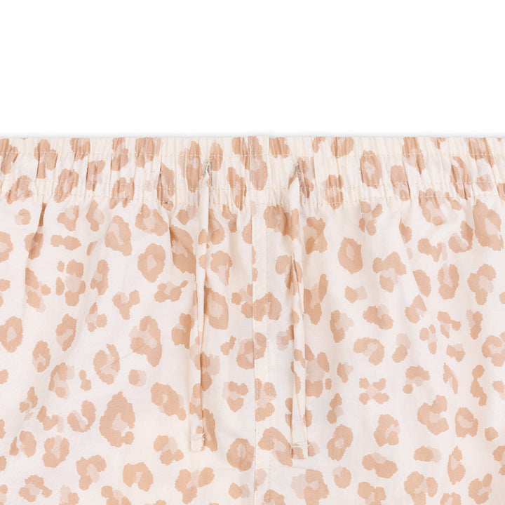 Swim Essentials Girls UV Short, Beige Leopard