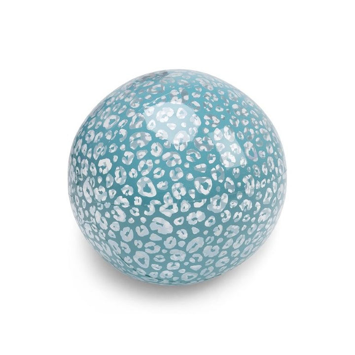 Swim Essentials Inflatable Beach Ball - Transparant Leopard, 51 cm