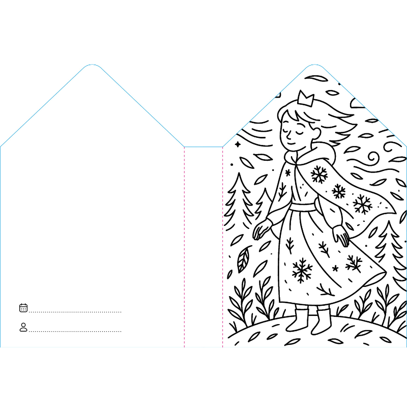 Sassi Colouring Book House - Princesses