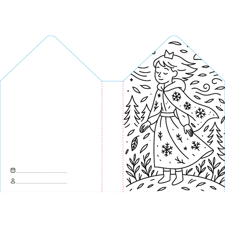 Sassi Colouring Book House - Princesses