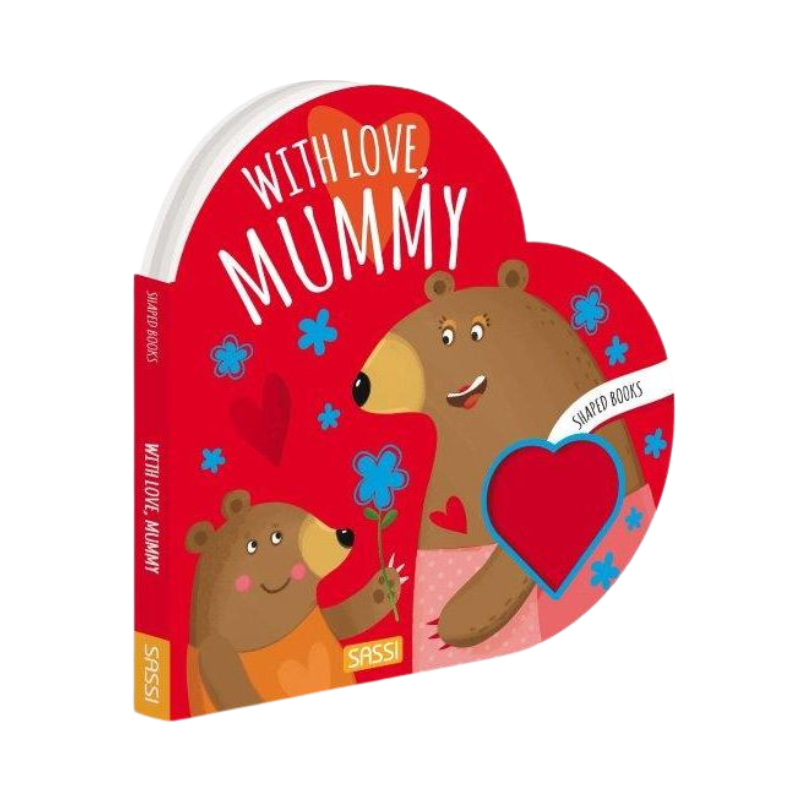 Sassi Shaped Board Book -  With Love Mummy
